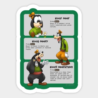 Goofy Evolutions Sticker